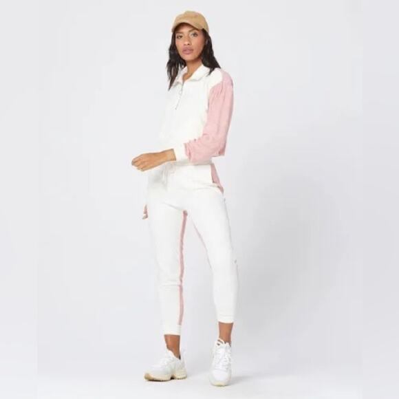 Revolve L*Space Best Life Terry Pullover in Primrose & Cream XL - Picture 4 of 12